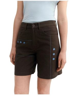 Thinking Mu Henry Bermuda Shorts - Zwart