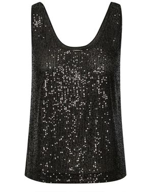 Part Two Ärmellose Oberteile - Schwarz