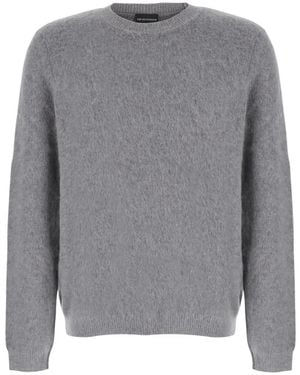 Emporio Armani Round-Neck Knitwear - Gris