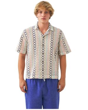 Antik Batik Chemise Meo - Grijs