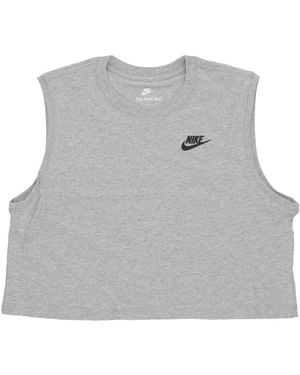 Nike Sleeveless Tops - Grijs