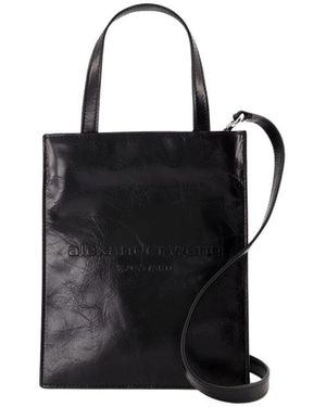 Alexander Wang Mini Pinch Small Shopping Handbag - Black
