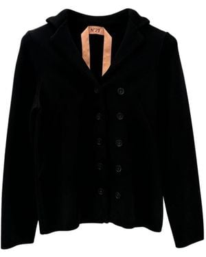 N°21 Strickblazer - Schwarz