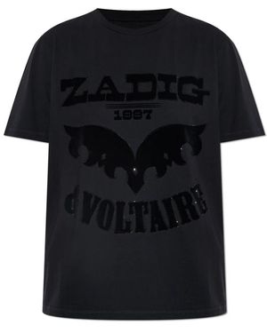 Zadig & Voltaire T-Shirt Edwin - Schwarz