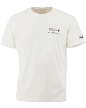 MC2 Saint Barth Tops ,Wit ,T-Shirt Met Ronde Hals