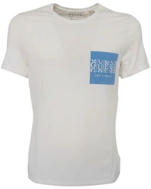 Guess Tops ,Wit ,Katoen U82I136 T-Shirt - Grijs