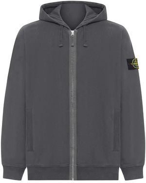 Stone Island Zip-Throughs - Grey