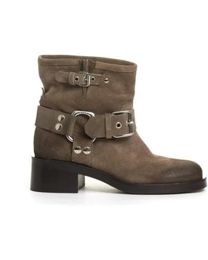 Strategia Ankle Boots - Brown