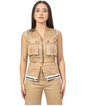 Gaelle Paris Vests - Natural