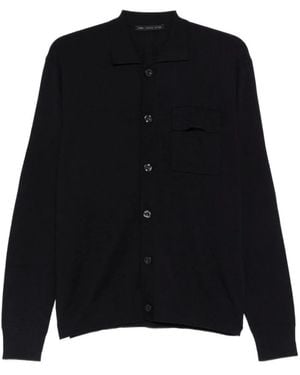 Low Brand Round-Neck Knitwear - Black