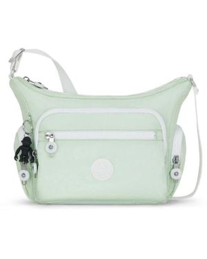 Kipling Verstellbare Schultertasche Mit Praktischen Außentaschen - Grün
