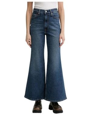 Levi's Jeans ,Blauw ,Denim Flared Jeans