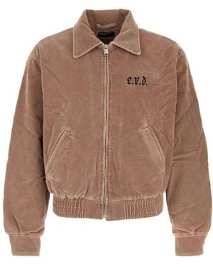 Enfants Riches Deprimes Jassen ,Roze ,Katoen Corduroy Barbara Jacket - Bruin