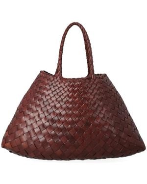Dragon Diffusion Santa Croce Handtasche Klein - Braun