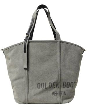 Golden Goose Schultertasche Mit Militärisch Inspiriertem Design - Grau