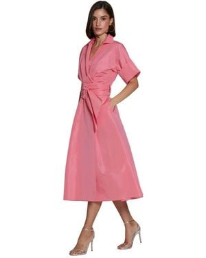 Moskada Wrap Dresses - Rosa