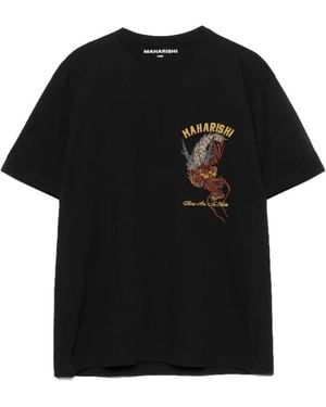 Maharishi Dragon Tiger Tour Tee Schwarz