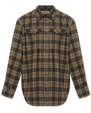 Rohe Overhemden ,Bruin ,Shirts - Groen