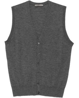 Corneliani Sleeveless Knitwear - Gris