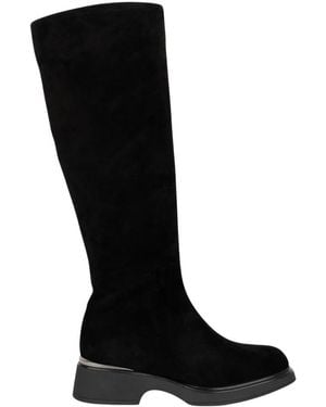 Linda Baumann High Boots - Black