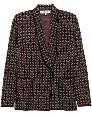 Diane von Furstenberg Blazer alla moda per un look chic - Nero