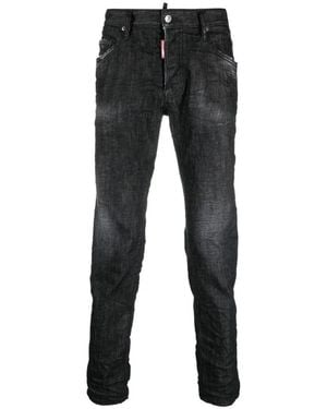 DSquared² Jeans ,Zwart ,Katoen Skater Jeans