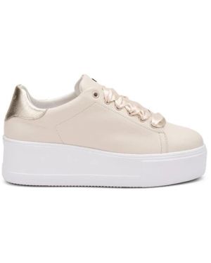 Frau Schoenen ,Leer Schoenen - Naturel