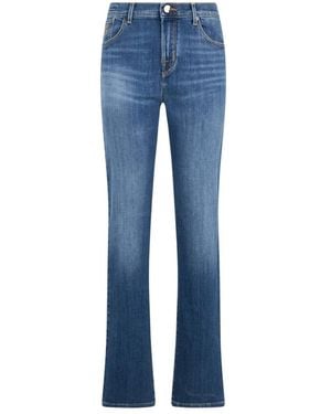 Moorer Boot-Cut Jeans - Blue