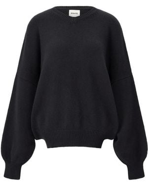 KHAITE Cashmere Knitwear - Nero