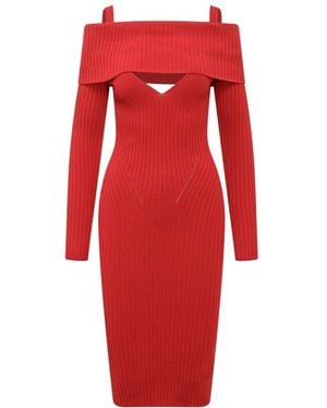 ANDREA ADAMO Knitted Dresses - Red