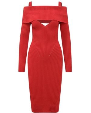 ANDREA ADAMO Knitted Dresses - Red