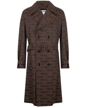Moschino Trench Coats - Brown