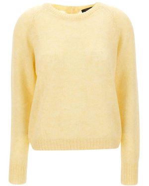 Gran Sasso Round-Neck Knitwear - Amarillo