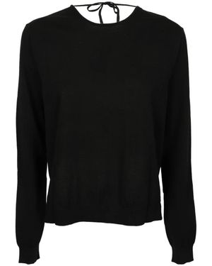 Aspesi Round-Neck Knitwear - Negro