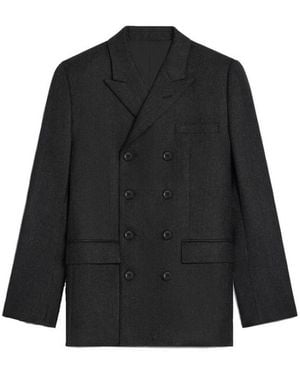 Celine Luxuriöse Wollblazerjacke - Schwarz