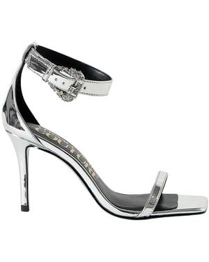 Versace Jeans Couture High Heel Sandals - White