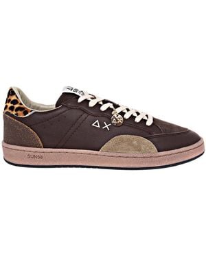 Sun 68 Sneakers - Marron