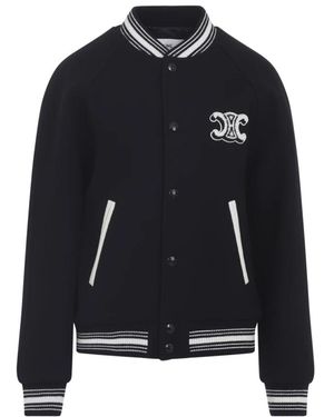 Celine Bomber Jackets - Black