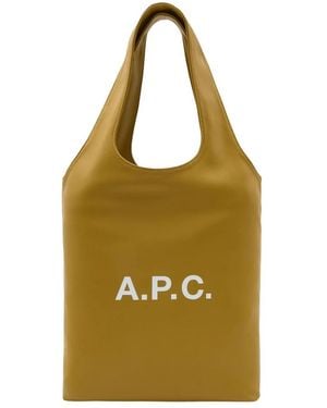 A.P.C. Small Ninon Tote - Metallic