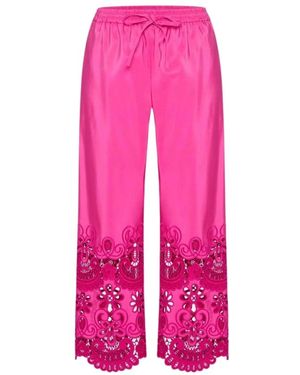 Valentino Garavani Wide Trousers - Pink