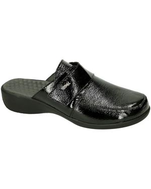Vital Schoenen ,Zwart ,Leer 99850 Karin Muiltje Met Hak
