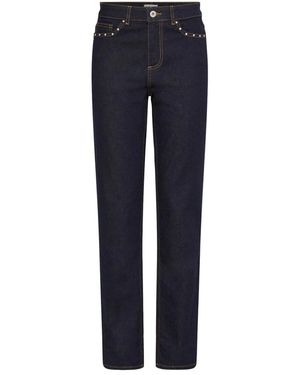 Ichi Jeans ,Blauw ,Denim Straight Jeans