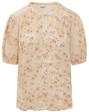 Ba&sh Overhemden ,Veelkleurig ,Novella Blouse - Naturel