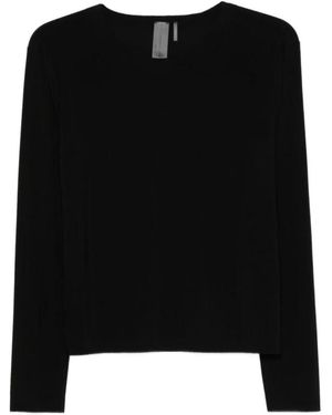 Norma Kamali Tops ,Zwart ,Polyester Cropped Top