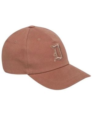 Dondup Accessoires ,Roze ,Baseball Cap - Bruin