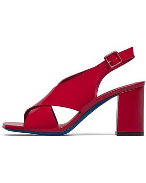 Loriblu Donkerrode Lakleren Sandalen - Rood