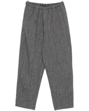 Apuntob Wol Linnen Blend Broek - Grijs