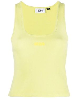 Gcds Sleeveless Tops - Yellow