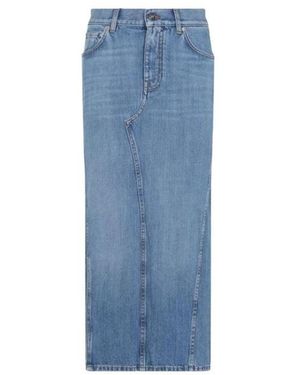 Givenchy Rokken ,Blauw ,Denim Midi Rok