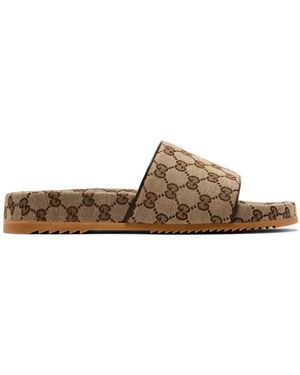 Gucci Gg Slide - Braun